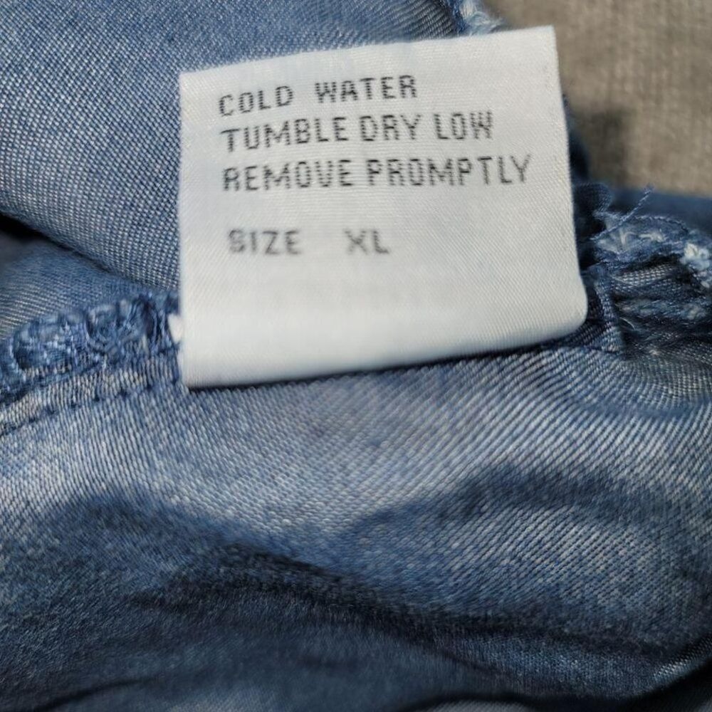 Love University XL Chambray Jogger‎ Pants Summmer Coastal Grandma Beach Casual - Picture 7 of 8